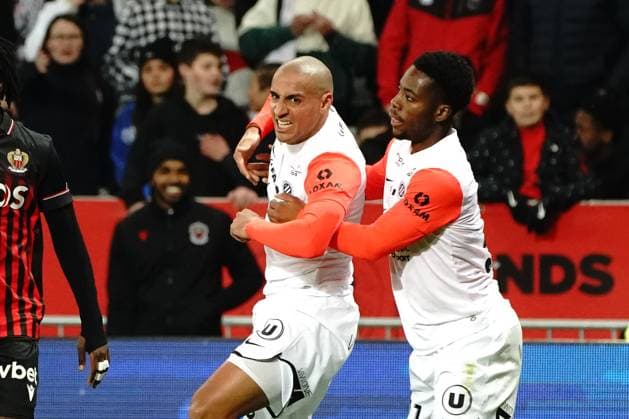 Wahbi Khazri (Montpellier) - Elle Wahi (Montpellier) FOOTBALL : OGC Nice vs Montpellier - Ligue 1 Ubereats - Nice - 11 01 2023 NorbertScanella Panoramic 
