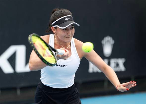Eva Lys,Australian Open Qualifikation,Melbourne Park - Melbourne,Victoria - Australia. Copyright: xJuergenxHasenkopfx