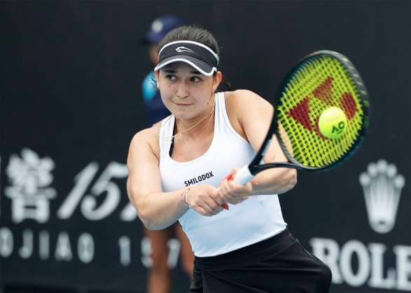 Sport Bilder des Tages Eva Lys,Australian Open Qualifikation,Melbourne Park - Melbourne,Victoria - Australia. Copyright: xJuergenxHasenkopfx