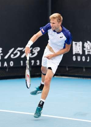 Leandro Riedi Australian Open Qualifikation - Melbourne Park - Melbourne - Victoria - Australia - 12 01 2023. Copyright: xJuergenxHasenkopfx