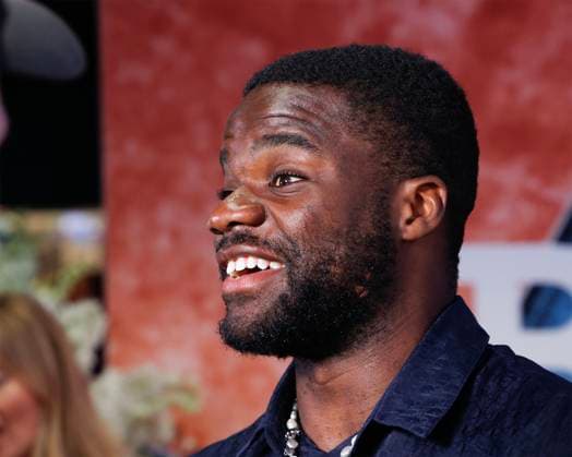 Frances Tiafoe Frances Tiafoe, Netflix Breakpoint Red carpet event, Australian Open 2023, Melbourne Park, Victoria, Australia. Australian Open - Melbourne Park - Melbourne - Victoria - Australia - 12 01 2023. Copyright: xJuergenxHasenkopfx