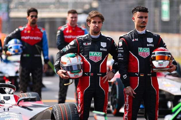 DA COSTA Antonio Felix (prt), TAG HAUER Porsche Formula E Team, Porsche 99X Electric, portrait WEHRLEIN Pascal (ger), TAG HAUER Porsche Formula E Team, Porsche 99X Electric, portrait during the 2023 Mexico City ePrix, 1st meeting of the 2022-23 ABB FIA Formula E World Championship, WM, Weltmeisterschaft on the Autodromo Hermanos Rodriguez from January 12 to 14, in Mexico City, Mexico - AUTO - 2022 FORMULA E MEXICO CITY ePRIX DPPI Panoramic 03423001_0A3A2744.JPG