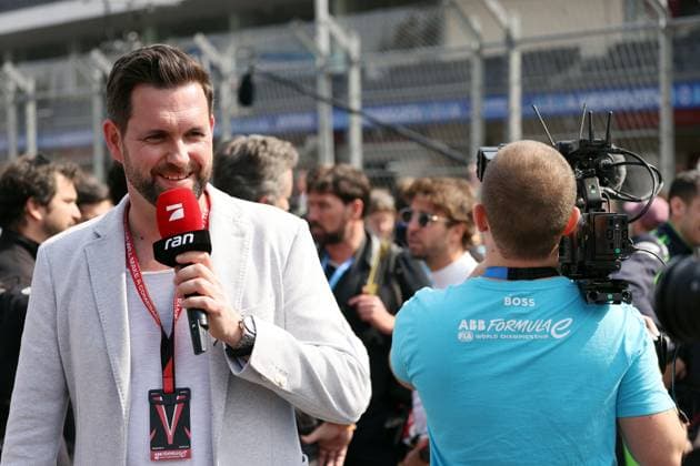 Matthias Killing (GER) Pro7 & ran Moderator bei der Arbeit, Formel E FIA Weltmeisterschaft, Saison 9, Mexiko- City E- Prix, 12.01.2023, MEX