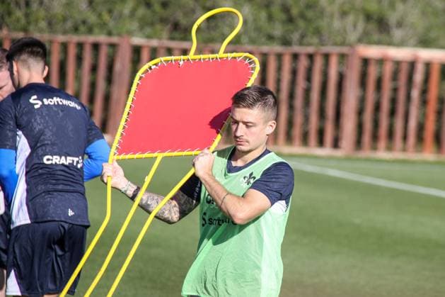 Marvin Mehlem im Trainingslager in Spanien Trainingsvorbereitung Winterpause 2022 23 Darmstadt 98, am 12.01.23 in , El Saler Photo: Alfio Marino; xamx