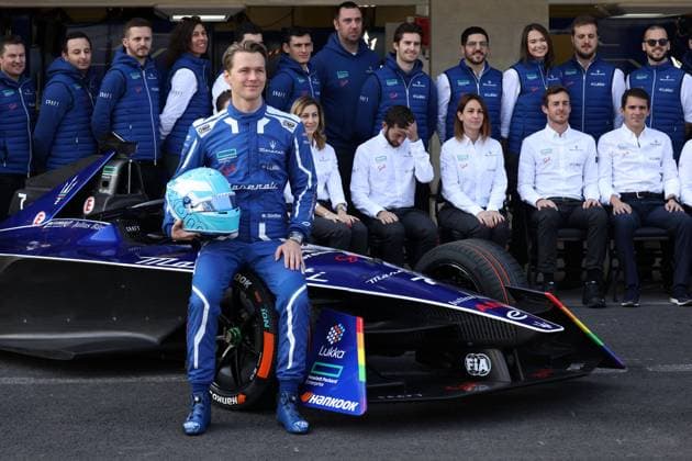 Bilder des Jahres 2023, Sport 01 Januar Sport Themen der Woche KW02 Sport Bilder des Tages Maximilian Günter (GER) beim Maserati Teamfoto, Formel E FIA Weltmeisterschaft, Saison 9, Mexiko- City E- Prix, 13.01.2023, MEX *** Maximilian Günter GER at Maserati Team Photo, Formula E FIA World Championship, Season 9, Mexico City E Prix, 13 01 2023, MEX