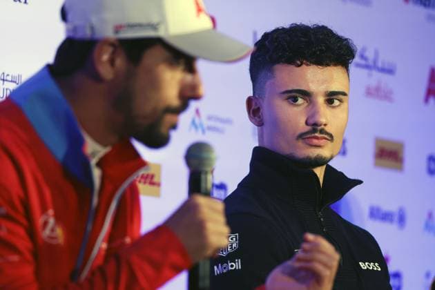 Sport Bilder des Tages Lucas di Grassi (BRA) und Pascal Wehrlein (GER), Pressekonferenz, Formel E FIA Weltmeisterschaft, Saison 9, Mexiko- City E- Prix, 13.01.2023, MEX