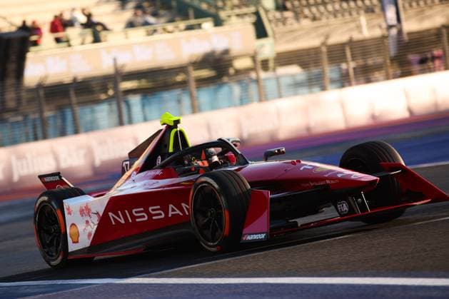 17 NATO Norman (fra), Nissan Formula E Team, Spark-Nissan, Nissan e-4ORCE 04, action during the 2023 Mexico City ePrix, 1st meeting of the 2022-23 ABB FIA Formula E World Championship, WM, Weltmeisterschaft on the Autodromo Hermanos Rodriguez from January 12 to 14, in Mexico City, Mexico - AUTO - 2023 FORMULA E MEXICO CITY ePRIX DPPI Panoramic  03423001_0A3A8185