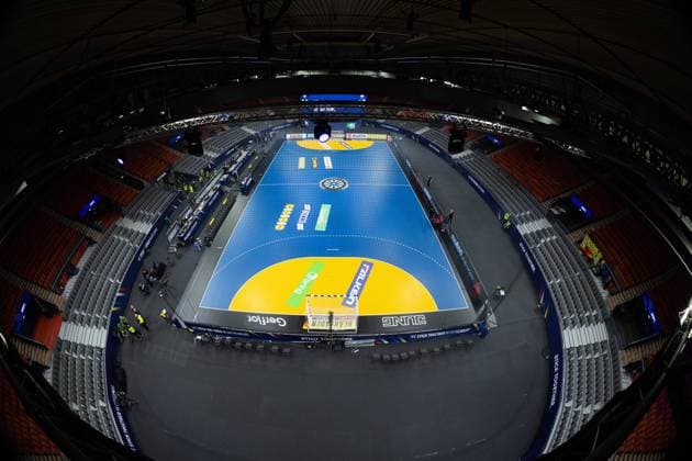 230114 The arena Scandinavium ahead of the 2023 IHF World Men?s Handball Championship between Sweden and Cape Verde on January 14, 2023 in Gothenburg. Photo: Michael Erichsen BILDBYRAN COP 89 MI0402 2023 ihf world men?s handball championship bbeng cape verde handball handboll handbolls-vm handball ihf 2023 world men?s handball championship sverige sweden vm arena Copyright: MICHAELxERICHSEN BB230114MI005