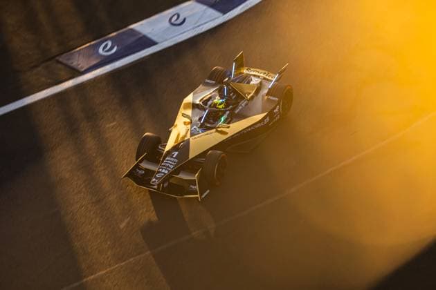 01 VANDOORNE Stoffel (bel), DS Penske Formula E Team, Spark-DS, DS E-Tense FE23, action during the 2023 Mexico City ePrix, 1st meeting of the 2022-23 ABB FIA Formula E World Championship, WM, Weltmeisterschaft on the Autodromo Hermanos Rodriguez from January 12 to 14, in Mexico City, Mexico - AUTO - 2023 FORMULA E MEXICO CITY ePRIX DPPI Panoramic  03423001_GH_1859