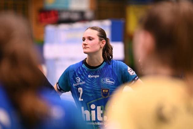 Handball I Frauen I Saison 2022 2023 I 1. HBF I 12. Spieltag I Buxtehuder SV - SG BBM Bietigheim I 11.01.2023 Liv Süchting (2, Buxtehuder Sportverein) Buxtehude Halle Nord Niedersachsen Deutschland Copyright: xLobeca FelixxSchlikisx