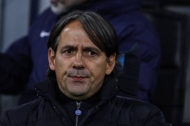 FC Internazionale vs Hellas Verona FC - Serie A 2022 23 - 14 01 2023 Simone Inzaghi Head Coach of FC Internazionale looks on during Serie A 2022 23 football match between FC Internazionale and Hellas Verona FC at Giuseppe Meazza Stadium, Milan, Italy on January 14, 2023 - Photo FCI Fabrizio Carabelli Copyright: xBEAUTIFULxSPORTS Carabellix