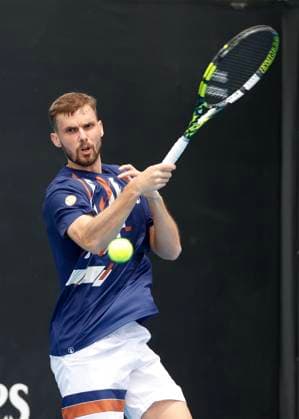 Oscar Otte (GER), Australian Open 2023, Melbourne Park, Melbourne, Victoria, Australia. Copyright: xJuergenxHasenkopfx