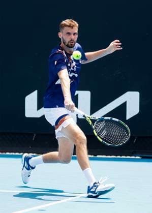 Oscar Otte (GER), Australian Open 2023, Melbourne Park, Melbourne, Victoria, Australia. Copyright: xJuergenxHasenkopfx
