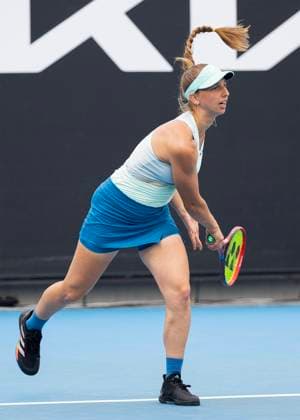 Tamara Korpatsch, Australian Open 2023, Melbourne Park, Melbourne, Victoria, Australia. Copyright: xJuergenxHasenkopfx