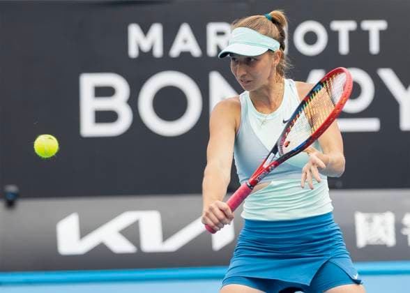 Tamara Korpatsch, Australian Open 2023, Melbourne Park, Melbourne, Victoria, Australia. Copyright: xJuergenxHasenkopfx