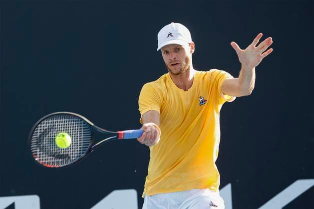 Yannick Hanfmann (GER), Australian Open 2023, Melbourne Park, Melbourne, Victoria, Australia. Copyright: xJuergenxHasenkopfx