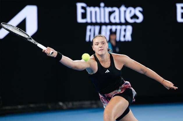 Jule Niemeier (GER), Australian Open 2023, Melbourne Park, Melbourne, Victoria, Australia. Copyright: xJuergenxHasenkopfx