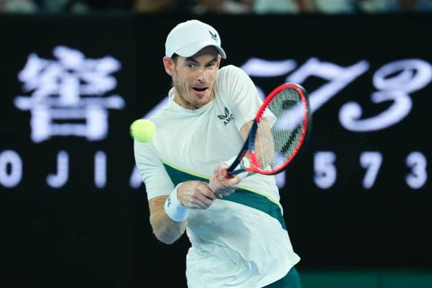 Andy Murray of Great Britain in action during round 1 match between Andy Murray of Great Britain and Matteo Berrettini of Italy Day 2 at the Australian Open Tennis 2023 at Rod Laver Arena, Melbourne, Australia on 17 January 2023. Copyright: xPeterxDovganx 34780447