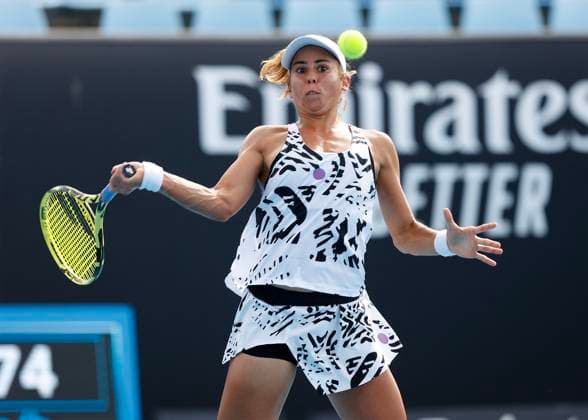Julia Grabher, Australian Open 2023, Melbourne Park, Melbourne, Victoria, Australia. Copyright: xJuergenxHasenkopfx