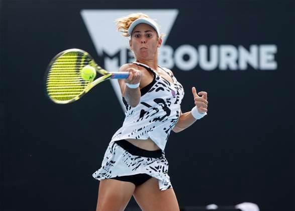 Julia Grabher, Australian Open 2023, Melbourne Park, Melbourne, Victoria, Australia. Copyright: xJuergenxHasenkopfx