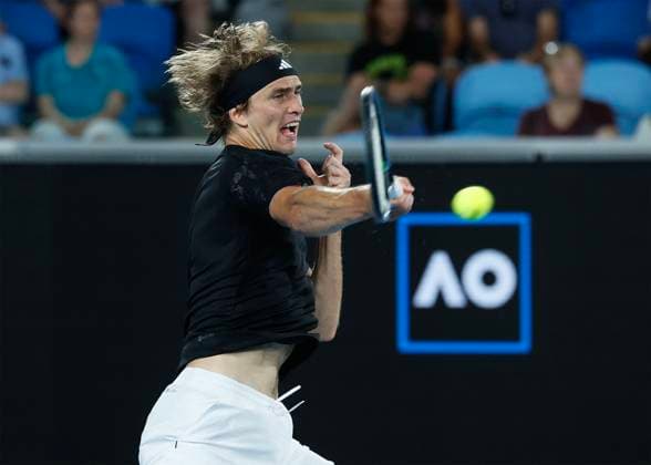 Alexander Zverev (GER), Australian Open 2023, Melbourne Park, Melbourne, Victoria, Australia. Copyright: xJuergenxHasenkopfx