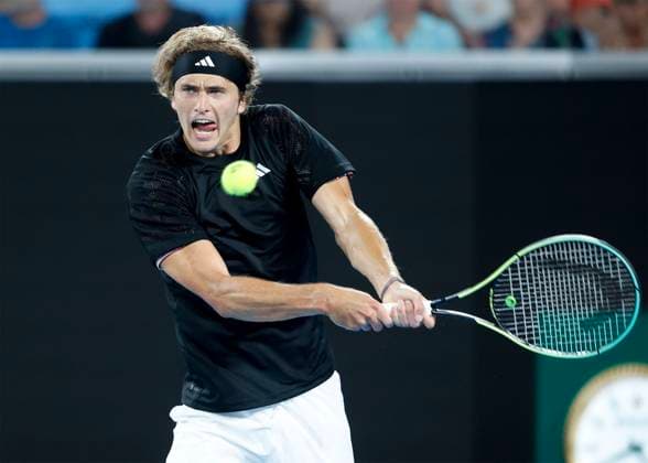 Alexander Zverev (GER), Australian Open 2023, Melbourne Park, Melbourne, Victoria, Australia. Copyright: xJuergenxHasenkopfx