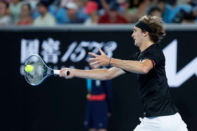 Alexander Zverev (GER), Australian Open 2023, Melbourne Park, Melbourne, Victoria, Australia. Copyright: xJuergenxHasenkopfx