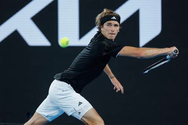 Alexander Zverev (GER), Australian Open 2023, Melbourne Park, Melbourne, Victoria, Australia. Copyright: xJuergenxHasenkopfx