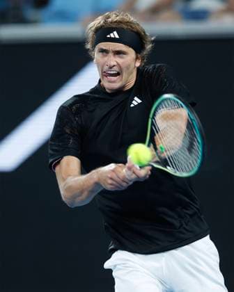 Alexander Zverev (GER), Australian Open 2023, Melbourne Park, Melbourne, Victoria, Australia. Copyright: xJuergenxHasenkopfx