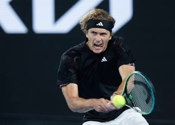 Alexander Zverev (GER), Australian Open 2023, Melbourne Park, Melbourne, Victoria, Australia. Copyright: xJuergenxHasenkopfx