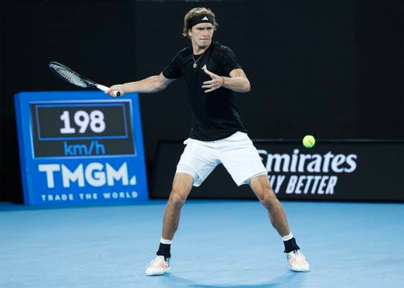 Alexander Zverev (GER), Australian Open 2023, Melbourne Park, Melbourne, Victoria, Australia. Copyright: xJuergenxHasenkopfx