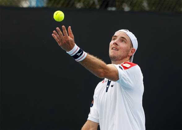 Jan-Lennard Struff (GER), Australian Open 2023, Melbourne Park, Melbourne, Victoria, Australia. Copyright: xJuergenxHasenkopfx