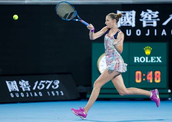 Karolina Pliskova, Australian Open 2023, Melbourne Park, Melbourne, Victoria, Australia. Copyright: xJuergenxHasenkopfx