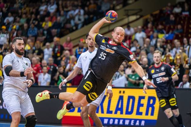 Handball Kattowitz 17.01.2023 Weltmeisterschaft Handball WM Männer Vorrunde Algerien (ALG) - Deutschland (GER) Paul Drux (Deutschland, No.95)