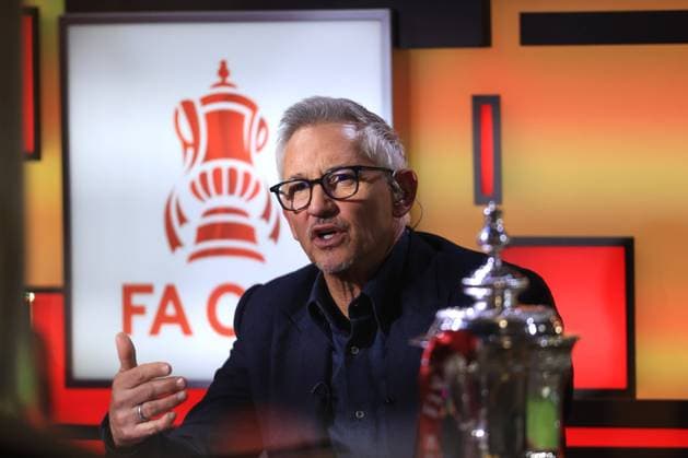 Football - FA Cup - 3rd Round (Replay) - Wolverhampton Wanderers v Liverpool 17th January 2023 - FA Cup - 3rd Round (Replay) - Wolverhampton Wanderers v Liverpool - BBC pundit Gary Lineker - Photo: Simon Stacpoole Offside. Wolverhampton UK Copyright: xSimonxStacpoolexOffside