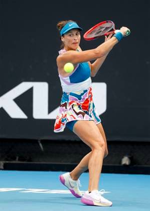 Tatjana Maria, Australian Open 2023, Melbourne Park, Melbourne, Victoria, Australia. Copyright: xJuergenxHasenkopfx