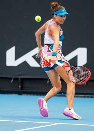 Tatjana Maria, Australian Open 2023, Melbourne Park, Melbourne, Victoria, Australia. Copyright: xJuergenxHasenkopfx