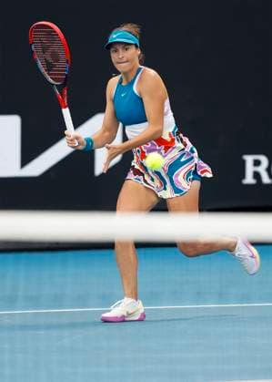 Tatjana Maria, Australian Open 2023, Melbourne Park, Melbourne, Victoria, Australia. Copyright: xJuergenxHasenkopfx