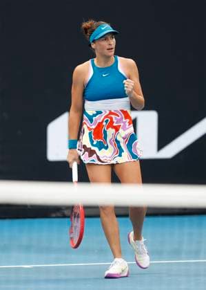 Tatjana Maria macht die Faust und jubelt,Jubel, Freude,Emotion, Australian Open 2023, Melbourne Park, Melbourne, Victoria, Australia. Copyright: xJuergenxHasenkopfx