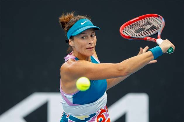 Tatjana Maria, Australian Open 2023, Melbourne Park, Melbourne, Victoria, Australia. Copyright: xJuergenxHasenkopfx