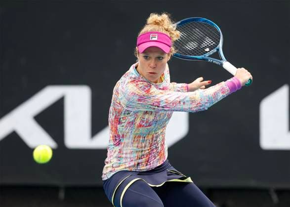 Laura Siegemund (GER), Australian Open 2023, Melbourne Park, Melbourne, Victoria, Australia. Copyright: xJuergenxHasenkopfx
