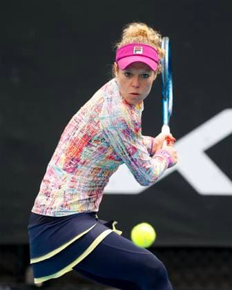 Laura Siegemund (GER), Australian Open 2023, Melbourne Park, Melbourne, Victoria, Australia. Copyright: xJuergenxHasenkopfx