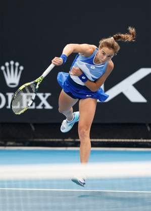 Lucia Bronzetti (ITA), Australian Open 2023, Melbourne Park, Melbourne, Victoria, Australia. Copyright: xJuergenxHasenkopfx