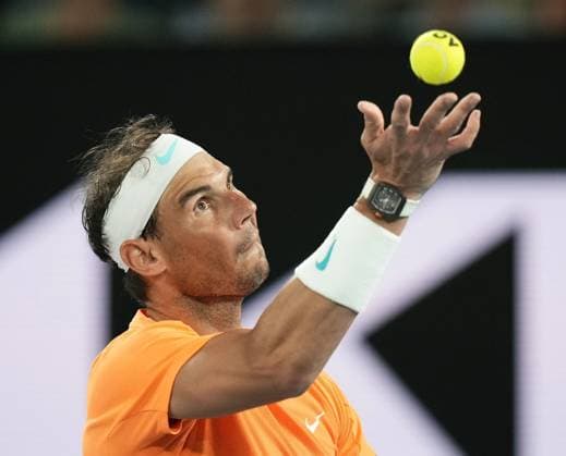 Tennis: Australian Open Spain s Rafael Nadal plays against Mackenzie McDonald of the United States in the second round of the men s singles at the Australian Open tennis tournament in Melbourne on Jan. 18, 2023.  A14AA0001385828P 