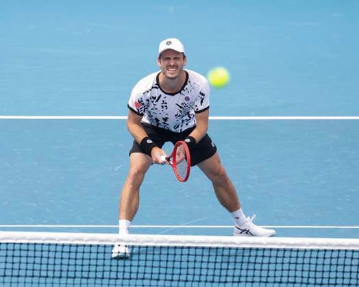 Wesley Koolhof Neal Skupski, Herren Doppel, Australian Open 2023, Melbourne Park, Melbourne, Victoria, Australia., Wesley Koolhof (Kappe) Neal Skupski Copyright: xJuergenxHasenkopfx