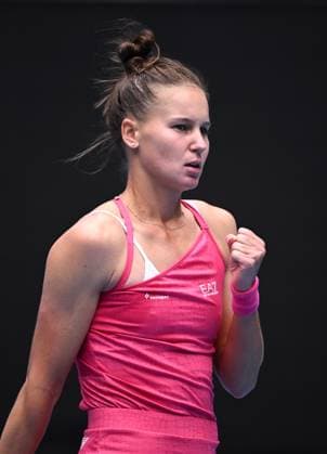 TENNIS AUSTRALIAN OPEN, Veronika Kudermetova of Russia reacts after winning a point against Katie Volynets of the USA during their 2nd round match at the 2023 Australian Open tennis tournament at Melbourne Park in Melbourne, Thursday, January 19, 2023. ( NO ARCHIVING, EDITORIAL USE ONLY, NO USE IN BOOKS WITHOUT CONSENT MELBOURNE VICTORIA AUSTRALIA  Copyright: xJAMESxROSSx 20230119001754109736