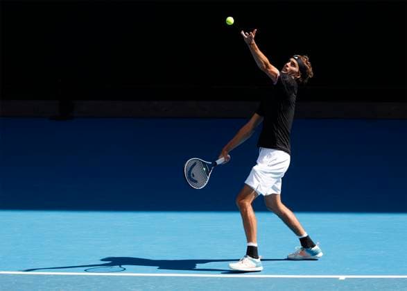 Alexander Zverev (GER), Australian Open 2023, Melbourne Park, Melbourne, Victoria, Australia. Copyright: xJuergenxHasenkopfx