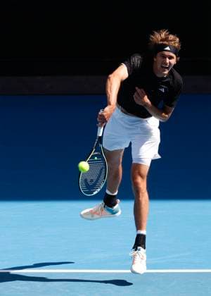Alexander Zverev (GER), Australian Open 2023, Melbourne Park, Melbourne, Victoria, Australia. Copyright: xJuergenxHasenkopfx