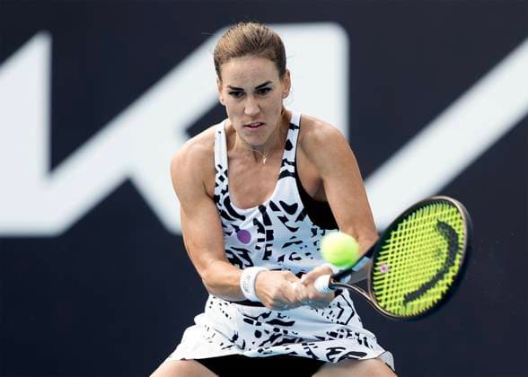Nuria Parrizas Diaz (ESP), Australian Open 2023, Melbourne Park, Melbourne, Victoria, Australia. Copyright: xJuergenxHasenkopfx