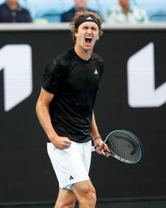 Alexander Zverev (GER) Australian Open 2023, Melbourne Park, Melbourne, Victoria, Australia. Copyright: xJuergenxHasenkopfx